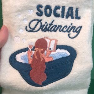 Set of Embroidered Hand Towels 100% Cotton